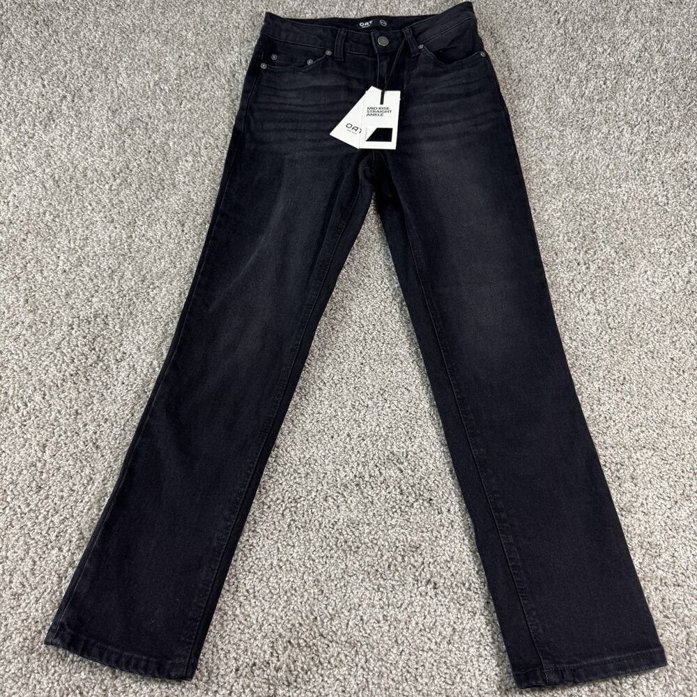 Oat New York Women's Black Straight Leg Jeans
